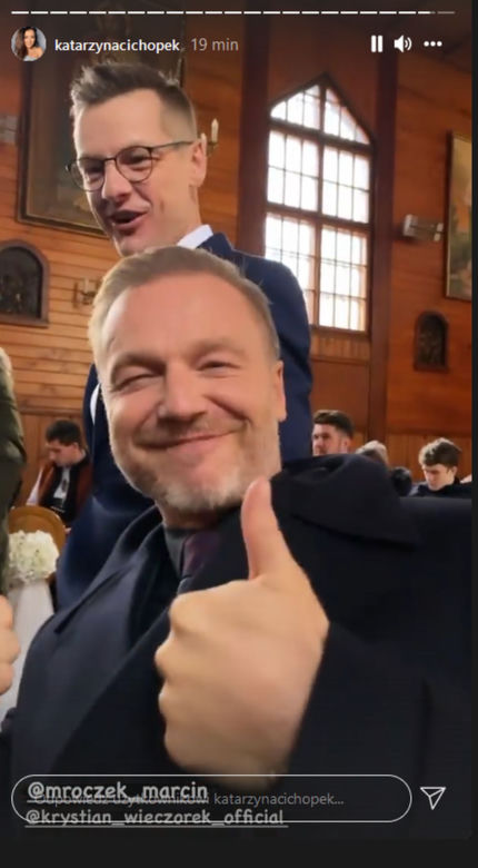 M jak miłość na planie. Piotrek (Marcin Mroczek), Andrzej Budzyński (Krystian Wieczorek)