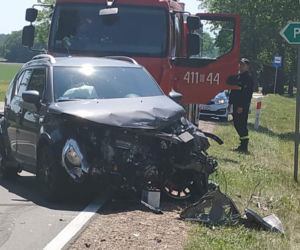 Ploski. Karambol na DK 19. Dwie osoby ranne [ZDJĘCIA]