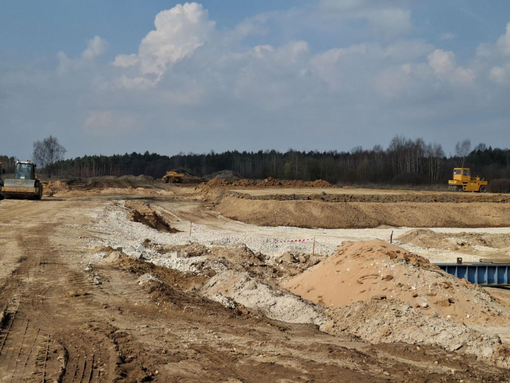 Budowa S74 Kielce - Mniów. Marzec 2025