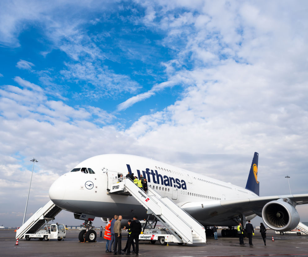Samolot Lufthansa