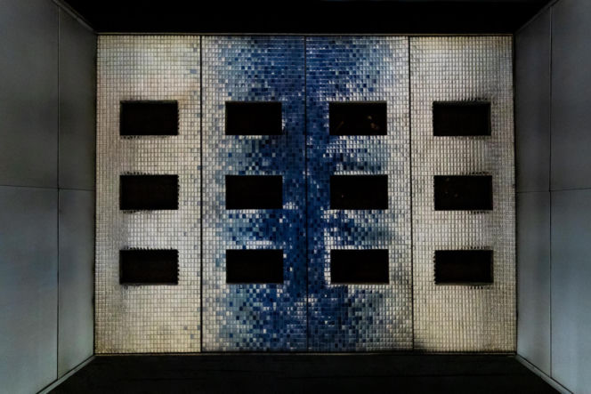 Mozaiki Wojciecha Fangora na dworcu Warszawa Śródmieście