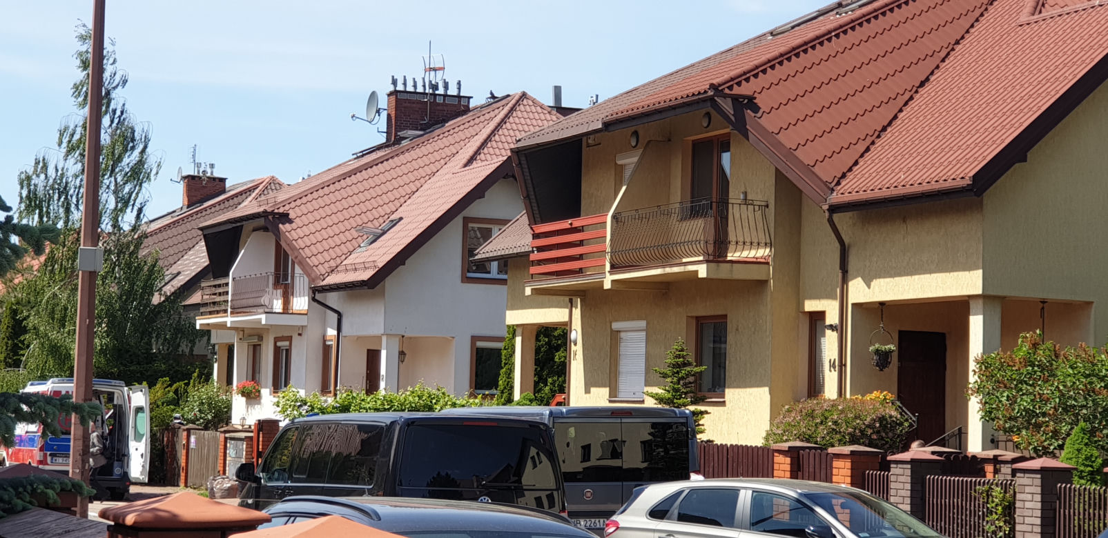 Desperat zabarykadował się w domu