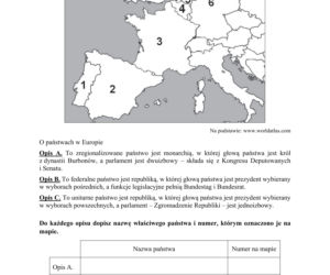 Matura: WOS. Zadania z 2018 ROKU,  akusze CKE