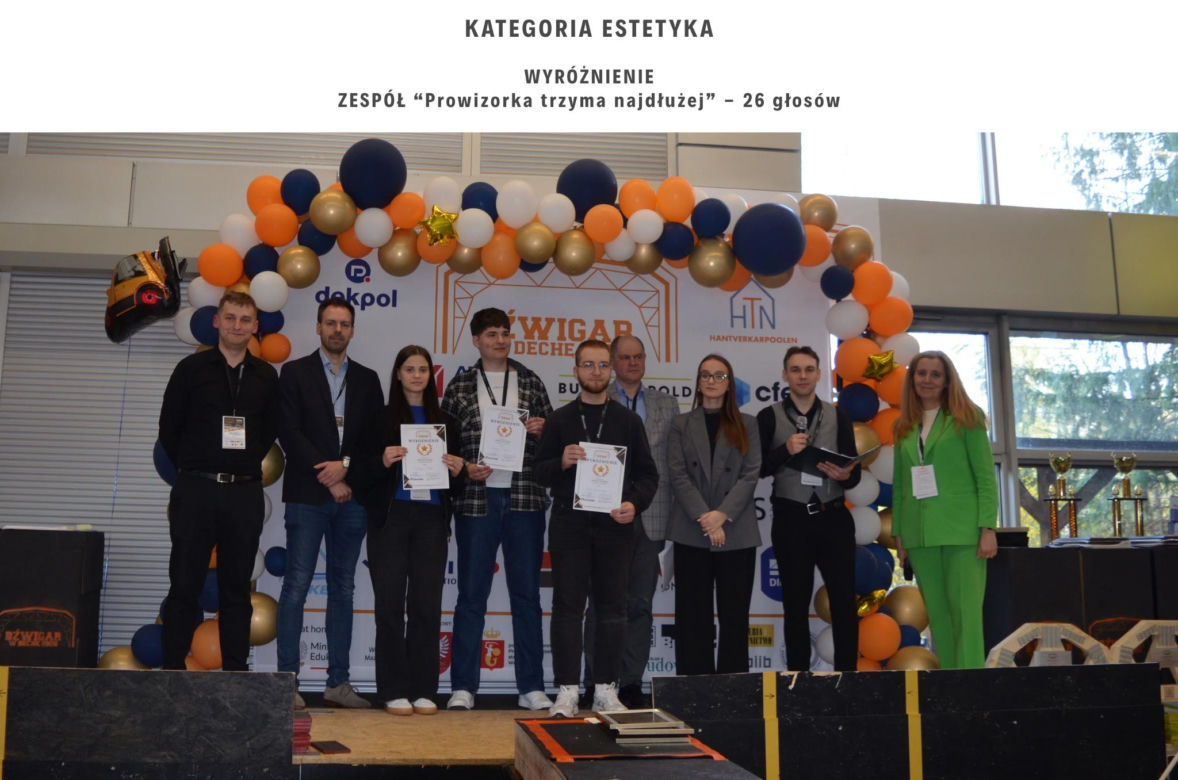 Studenci Politechniki stworzyli wyjątkowy dźwigar. Został doceniony w konkursie