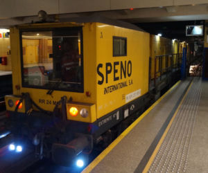 Speno szlifuje tory metra