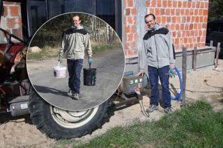 Zbudował dom marzeń na Mazowszu. Teraz nosi wodę w wiadrach