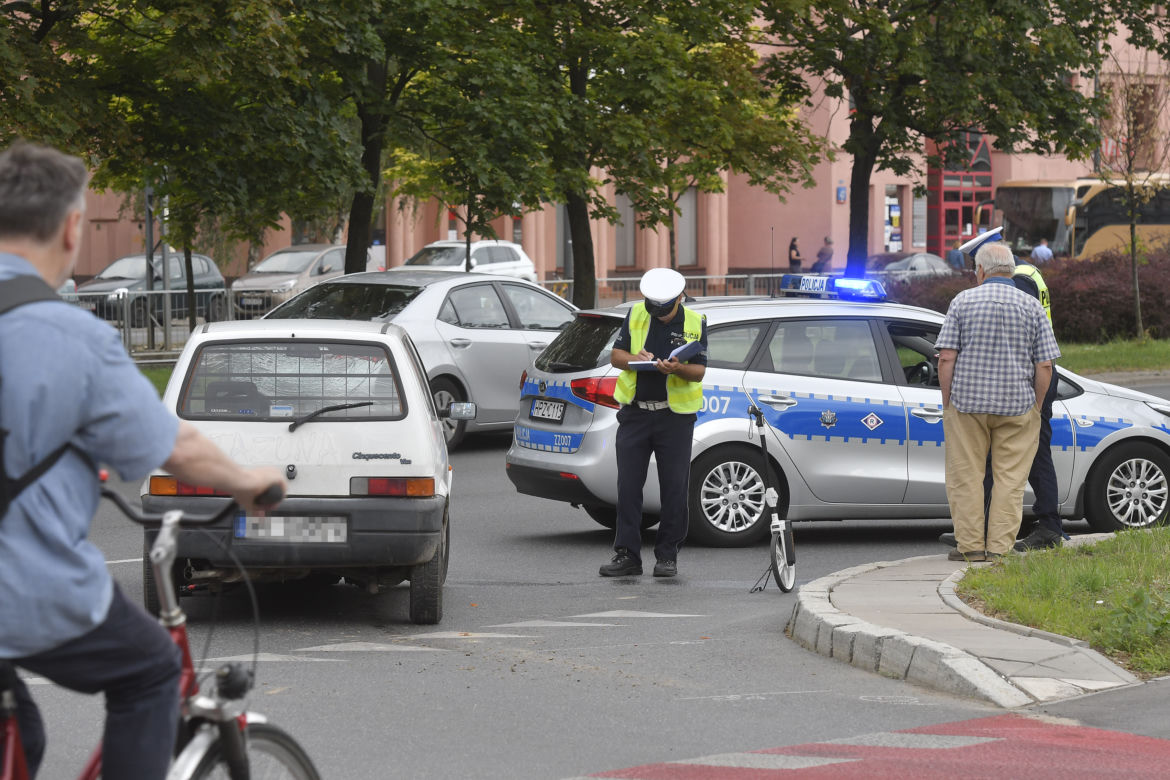 Wypadek z udziałem hulajnogi elektrycznej