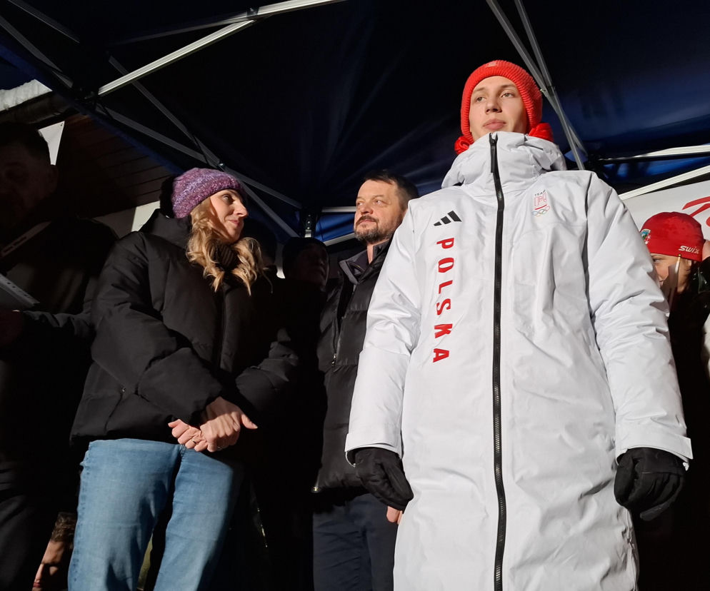 Powitanie Kacpra Tomasiaka w Bystrej 18.02.2026