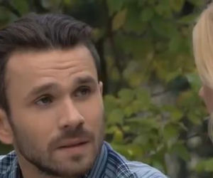 Barwy szczęścia odc. 1051. Iwona Korycka (Izabela Zwierzyńska), Alek (Krzysztof Wach)