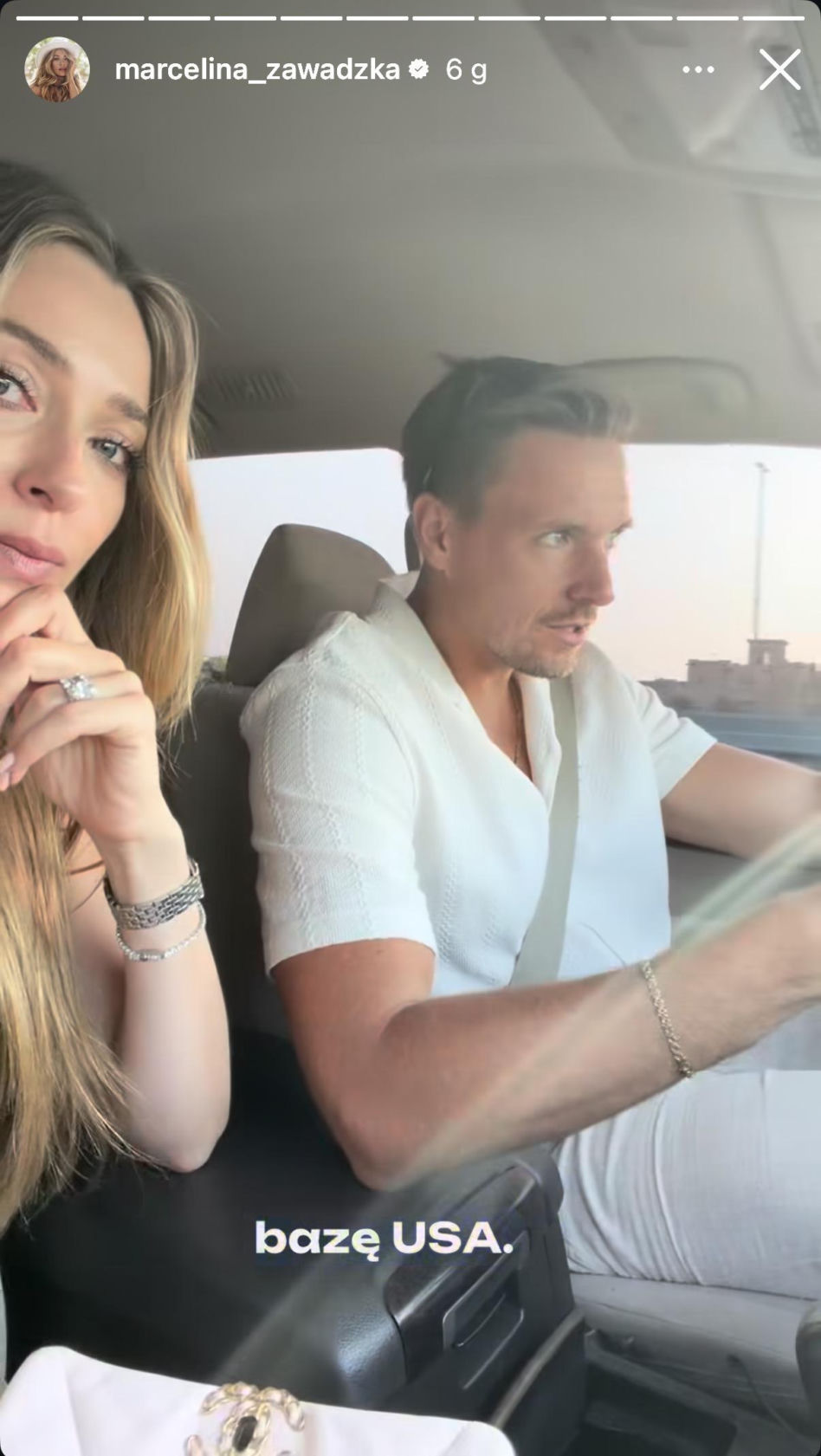 Marcelina Zawadzka w bombardowanym Dubaju
