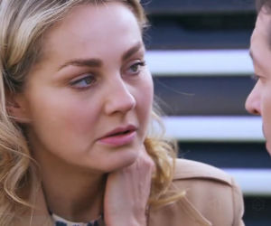 Na Wspólnej, odcinek 3318. Zuza (Małgorzata Socha), Bogdan Berg (Wojciech Brzeziński)