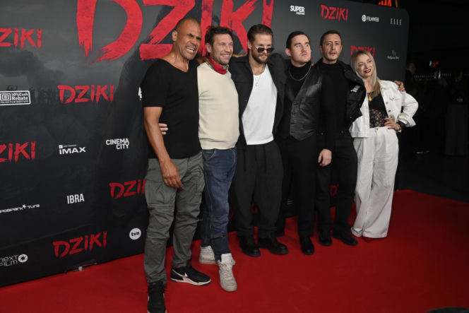 Gwiazdy na przedpremierze filmu "Dziki"