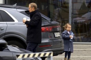 Rodzinna kawka Tuska