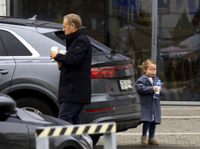 Rodzinna kawka Tuska