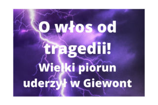 Wielki piorun uderzył w krzyż na Giewoncie! Cudem nikomu nic się nie stało