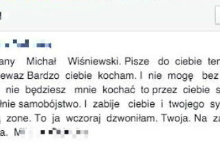 Psychofanka grozi Wiśniewskiemu