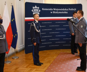 Podlaska policja ma nowych funkcjonariuszy. Złożyli uroczyste ślubowanie [ZDJĘCIA]