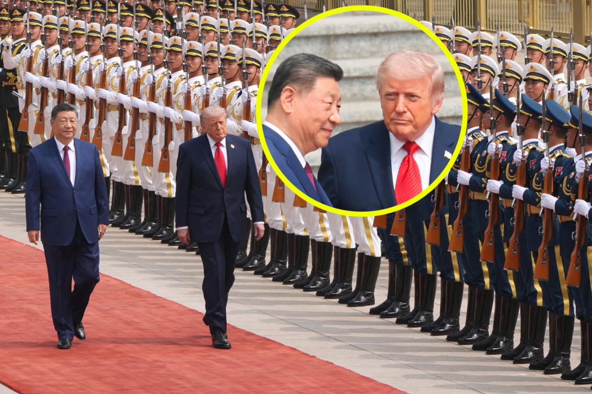 Trump w Chinach! Zobacz spotkanie. "Wielki przywódca, fantastyczna przyszłość"