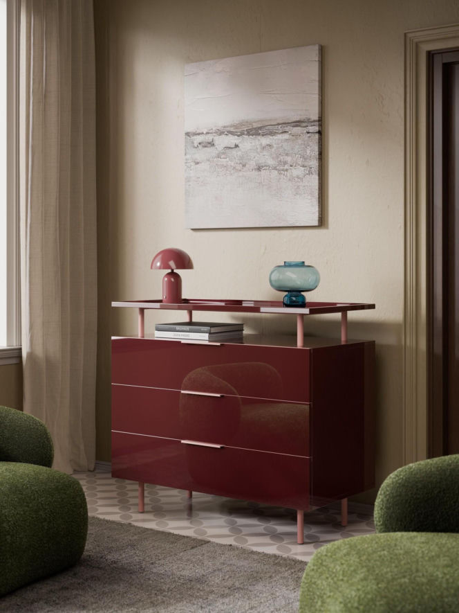 Jagodowe tony we wnętrzach