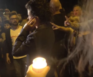 Dziennikarka TVP opluta na proteście? WIDEO