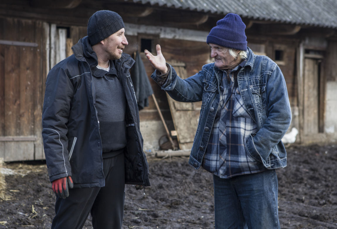 Andrzej i Jastrząb, bohaterowie serialu "Rolnicy. Podlasie"