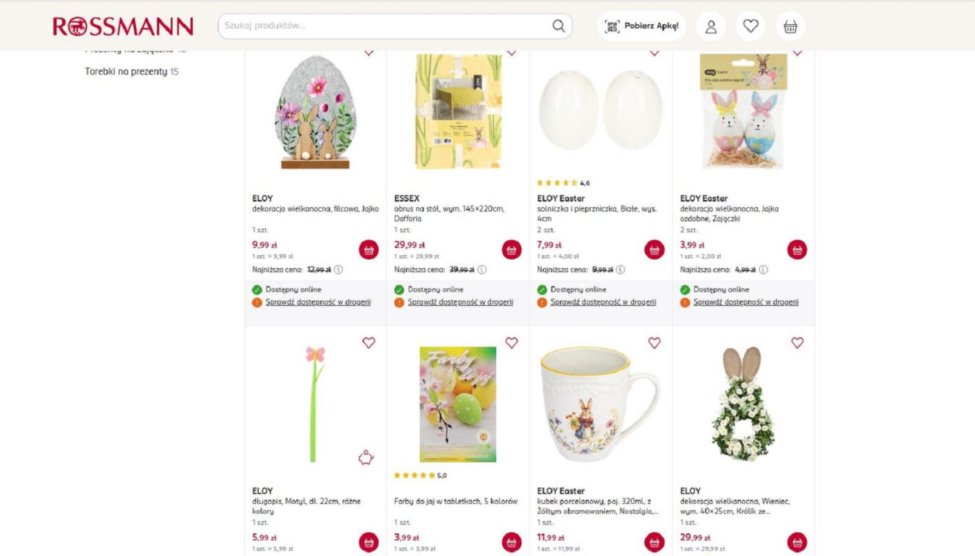Wielkanocna promocja w Rossmann. Dziesiątki produktów kupisz teraz w niższej cenie
