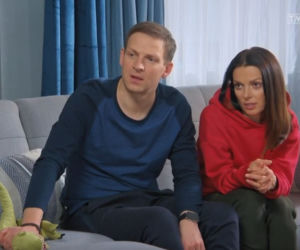 Barwy szczęścia odc. 2477. Kasia (Katarzyna Glinka), Łukasz (Michał Rolnicki)