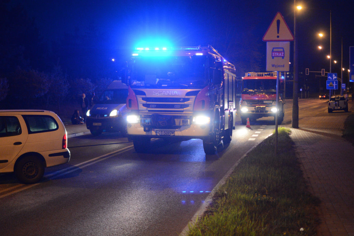 Wypadek w Grudziądzu. Sprawca miał prawie 2 promile