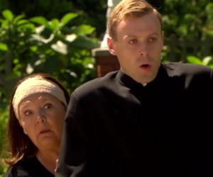''Ranczo'' 8 Michałowa (Marta Lipińska), wikary Maciej (Mateusz Rusin) 