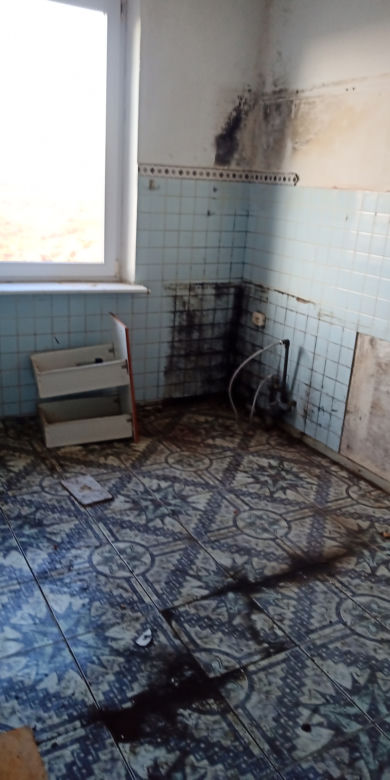 Wysiedlone domy na Krzekowie. W ich miejscu powstanie nowa ulica