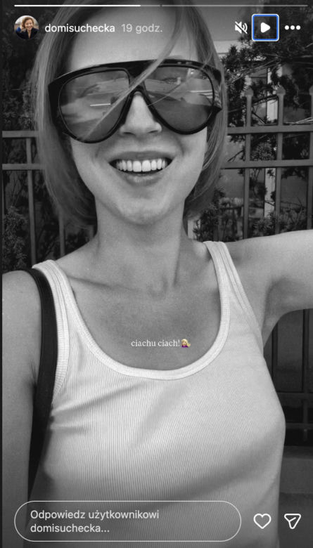 M jak miłość. Dominika Suchecka na Instagramie