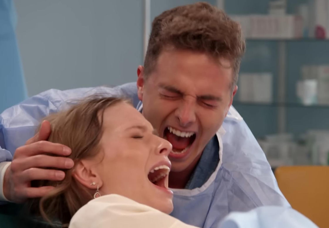 Pierwsza miłość, odcinek 3837: Jolka (Justyna Zielska), Miki (Jakub Zdrójkowski) 