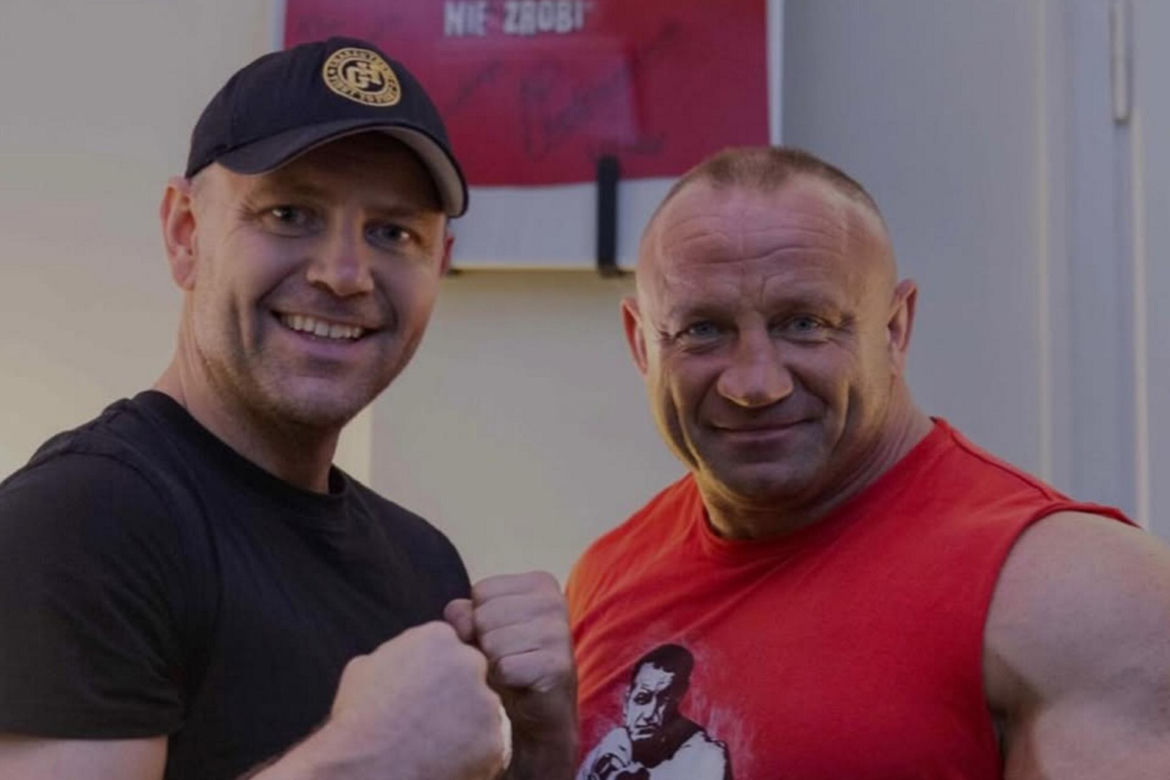 Mariusz Pudzianowski i Karol Nawrocki