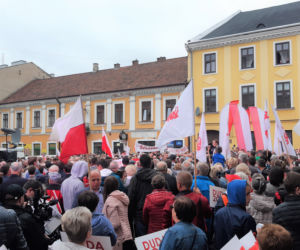 Protest podczas wizyty Adrzeja Dudy