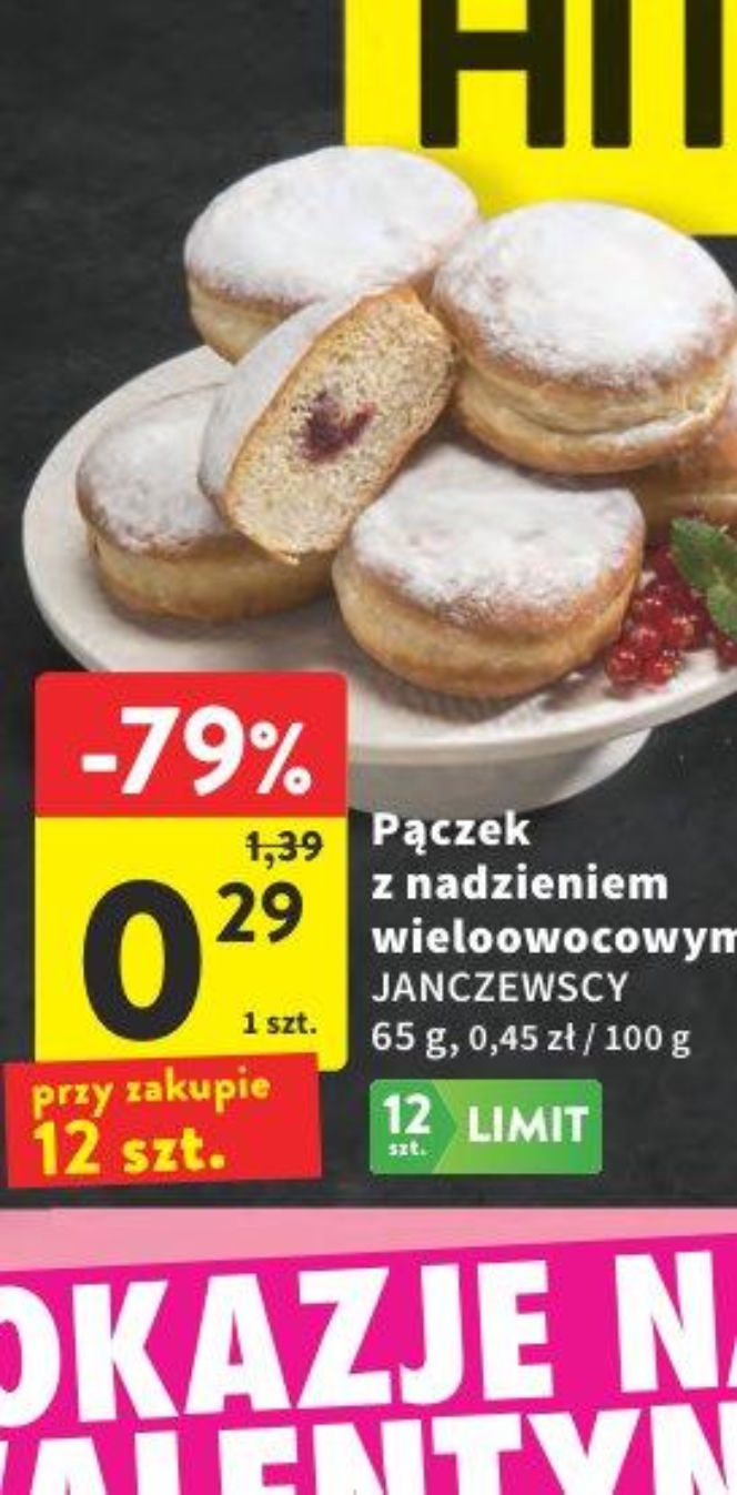 Ceny pączków Intermarché 2024. Ile kosztują pączki w Intermarché na Tłusty Czwartek?