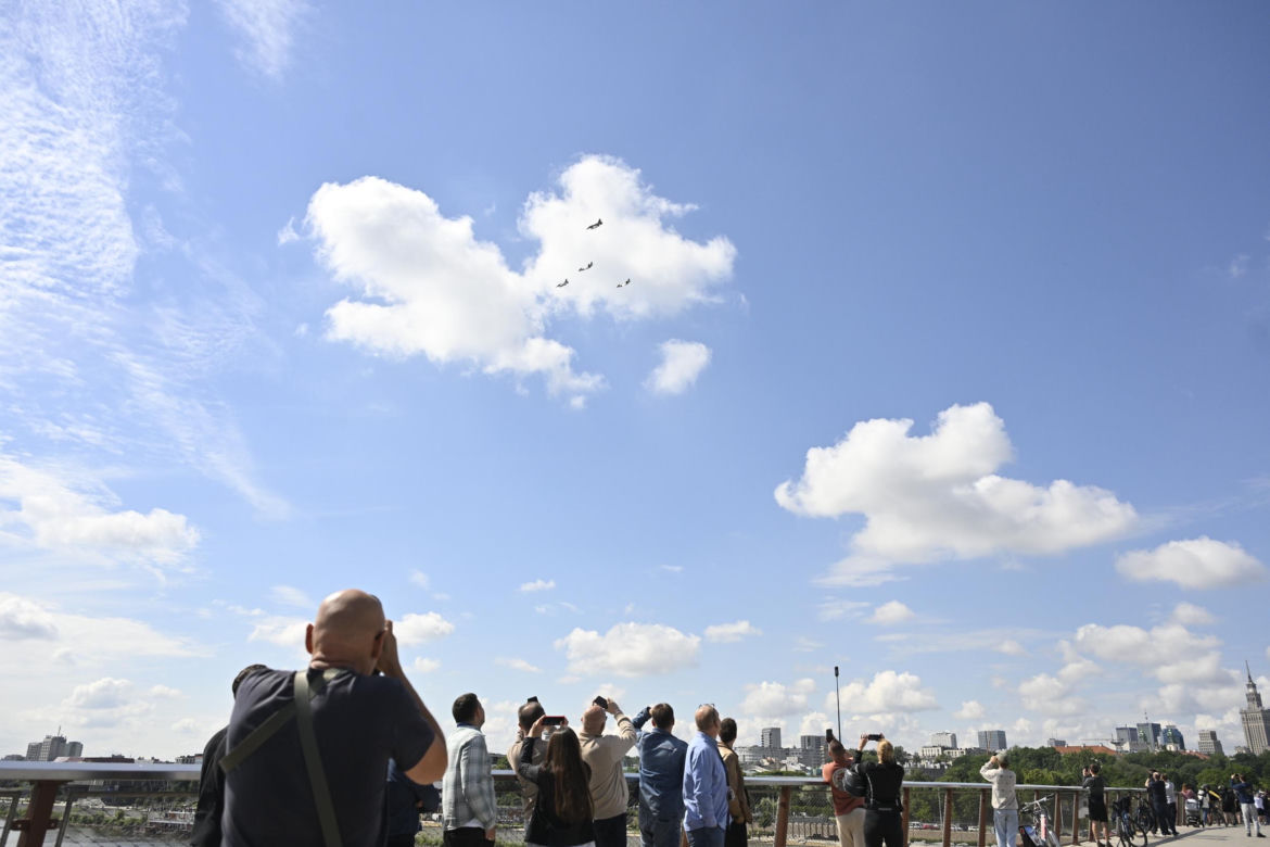 Nad Polską przeleciały ultranowoczesne myśliwce F-35!