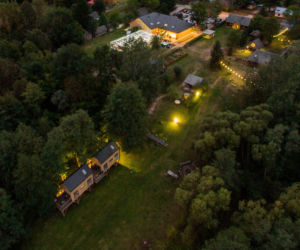 Siedlisko Sobibór z lotu ptaka
