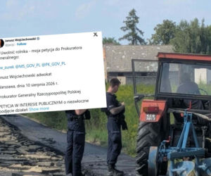 „Uwolnić rolnika”. Jest petycja w sprawie mężczyzny, który zaorał asfalt