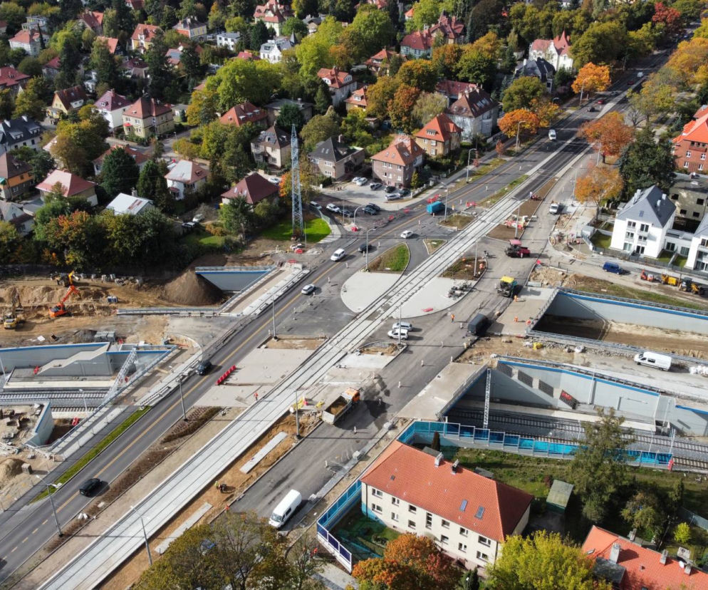 Węzeł Łękno - październik 2021