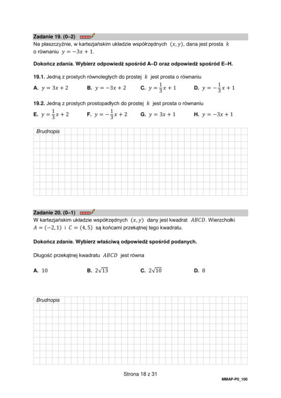 Matura 2023. Arkusz pokazowy matematyka