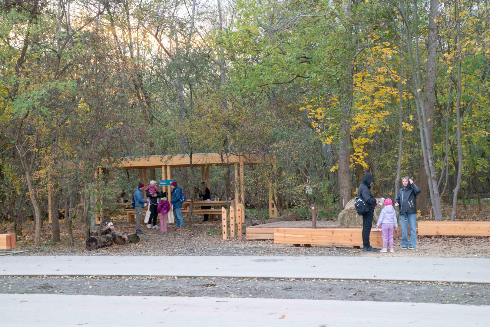 Park Żerański – altany i miejsca na ogniska