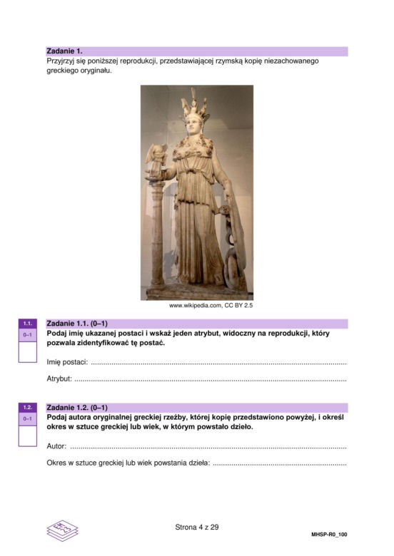 Matura 2026: historia sztuki 13.05.2026. Arkusze CKE