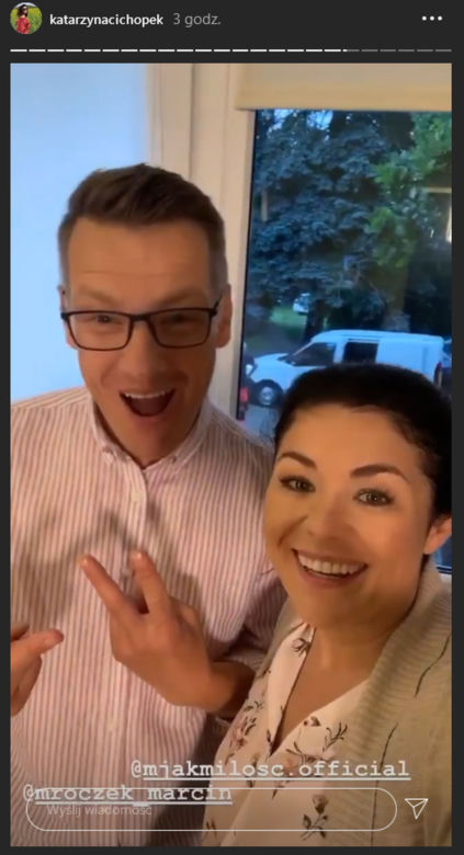 M jak miłość po wakacjach 2020. Kinga (Katarzyna Cichopek), Piotrek (Marcin Mroczek)