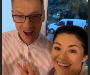 M jak miłość po wakacjach 2020. Kinga (Katarzyna Cichopek), Piotrek (Marcin Mroczek)