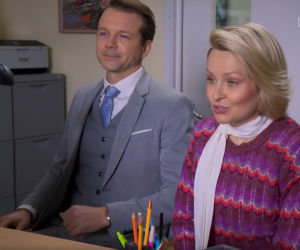 Barwy szczęścia, odc. 2443: Bożena (Marieta Żukowska), Bruno (Lesław Żurek)