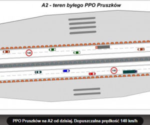 Płynny ruch na A2 po likwidacji PPO