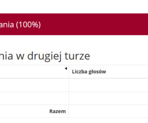Jak głosowali mieszkańcy poszczególny miast i powiatów w Małopolsce w II turze?