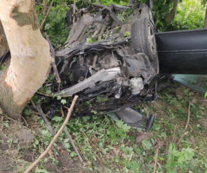 Wypadek w  Boniowicach. 21-latek i 12-latek zostali ciężko ranni