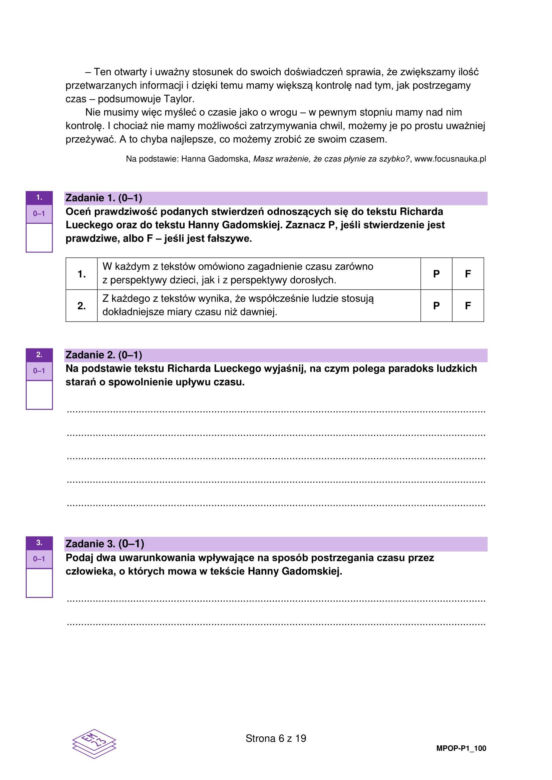 Matura język polski Arkusz CKE 7.05.2024 - zadania FORMUŁA 2023