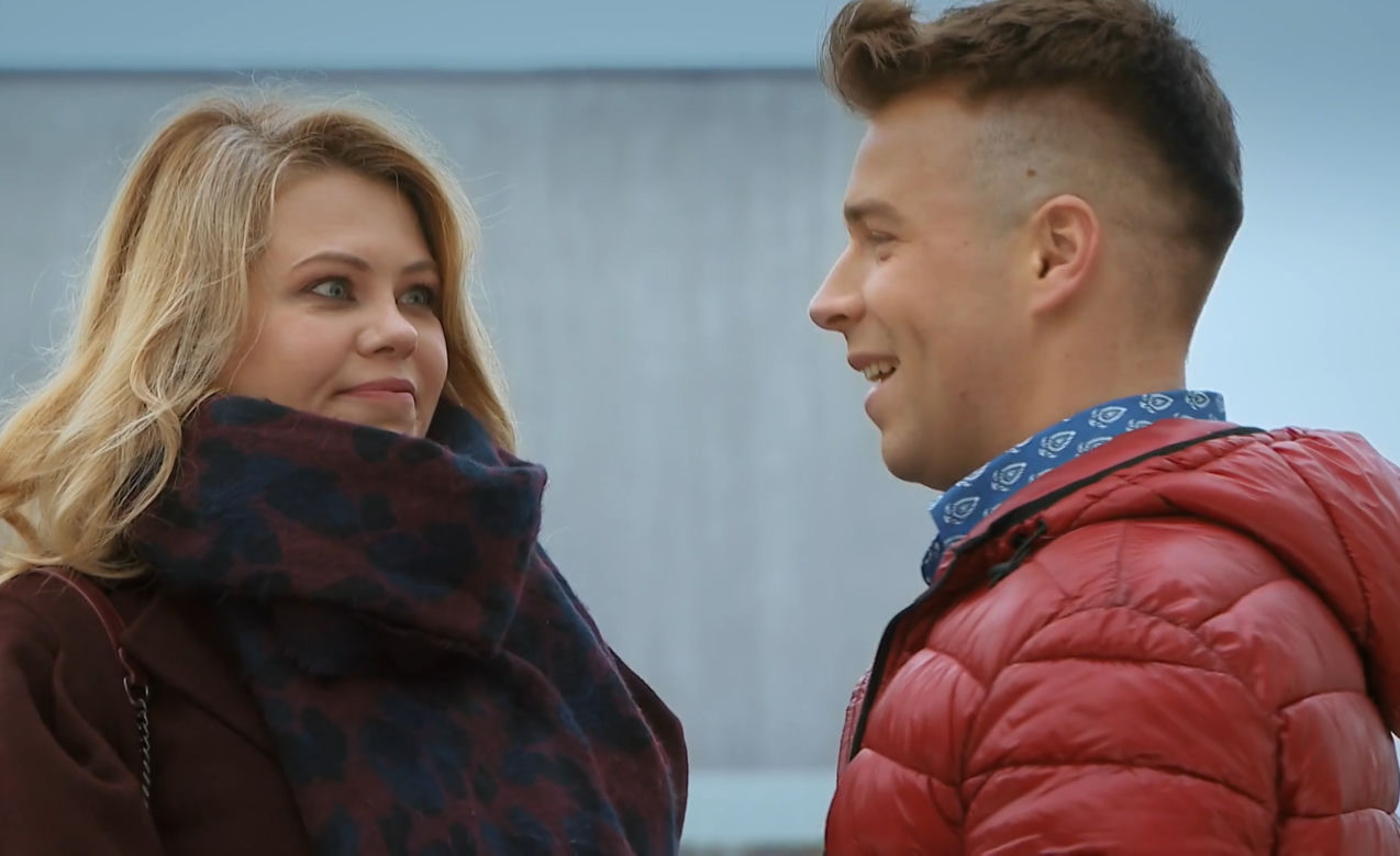 Barwy szczęścia, odcinek 2645: Sławka (Ewelina Serafin), Patryk (Konrad Skolimowski)